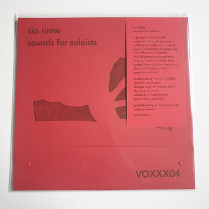 CIA RINNE - Sounds For Soloists