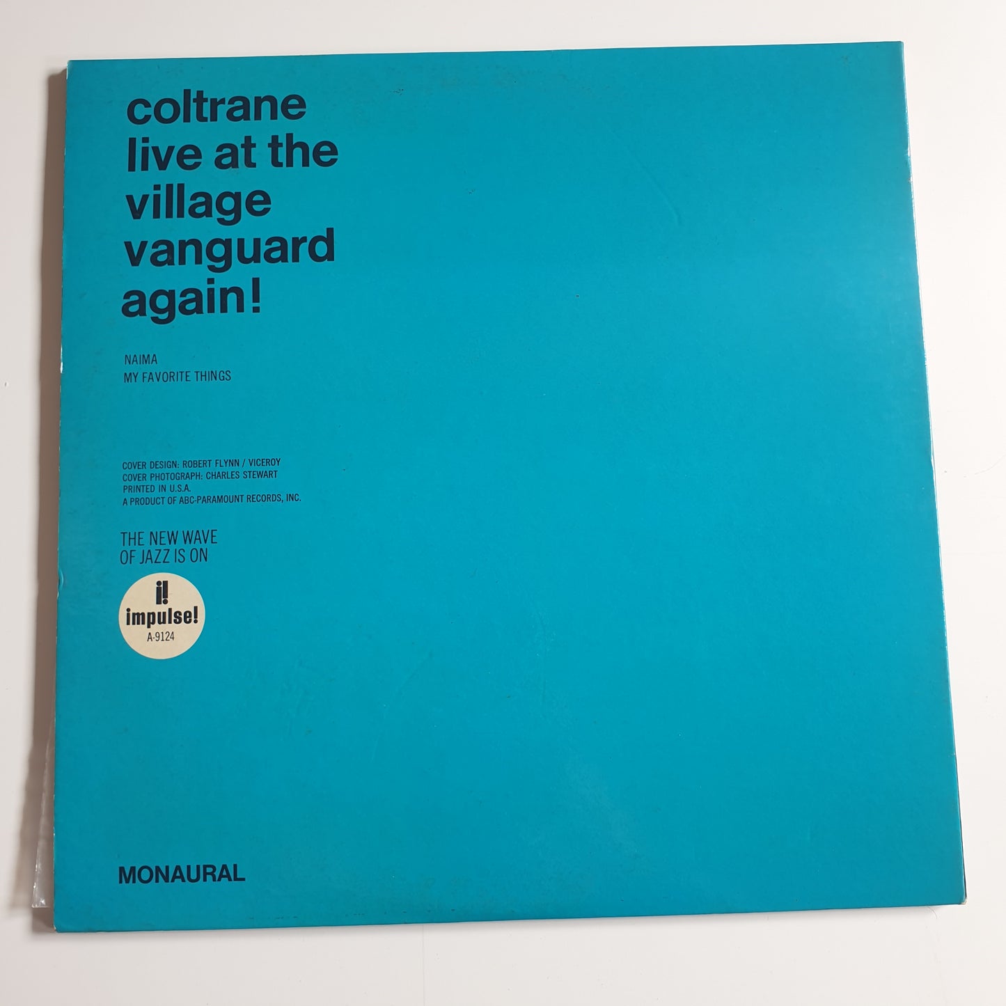 JOHN COLTRANE - Coltrane Live At The Village Vanguard Again!