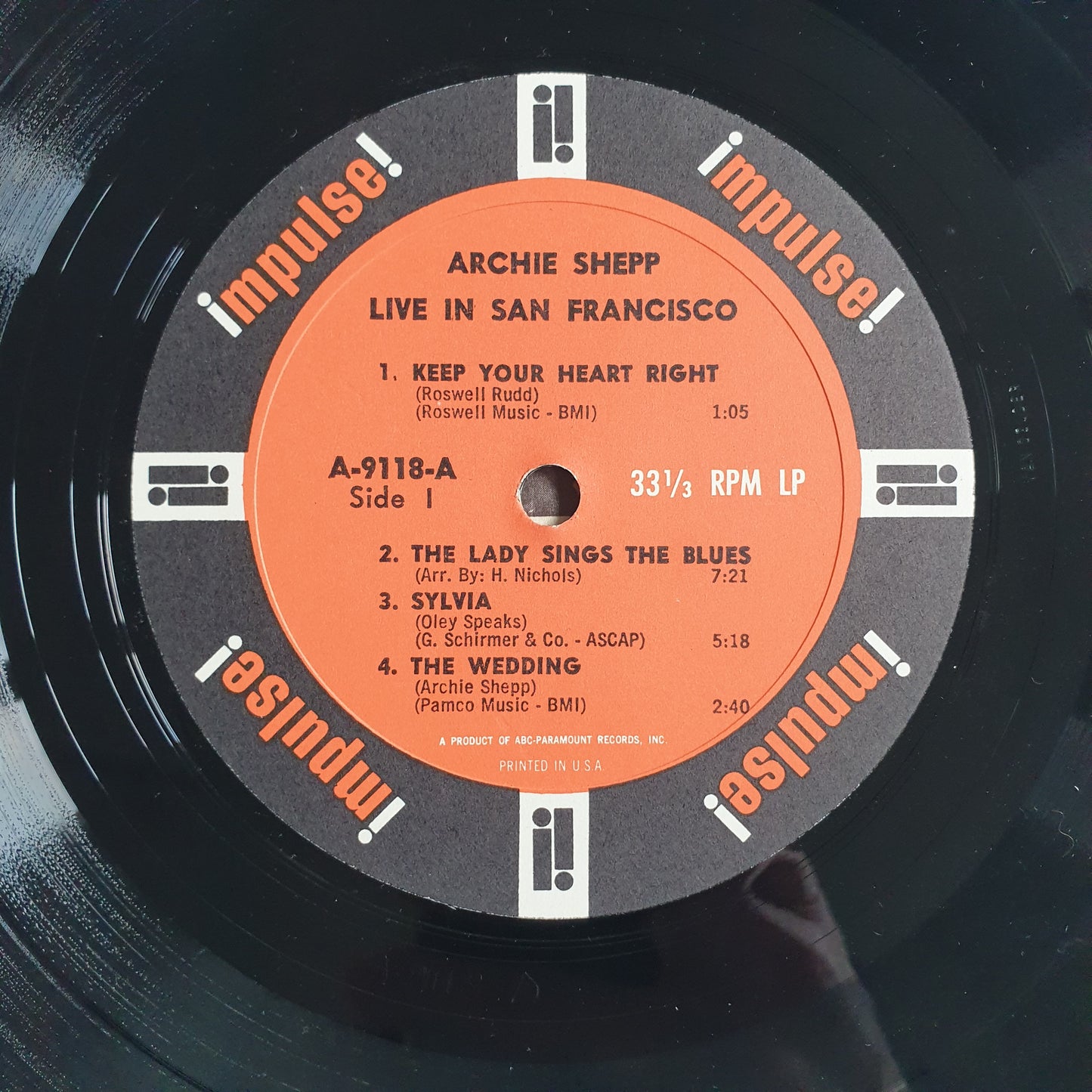 ARCHIE SHEPP - Live In San Francisco