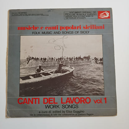 V.A. - Canti del Lavoro Vol. 1 - Musiche e Canti Popolari Siciliani
