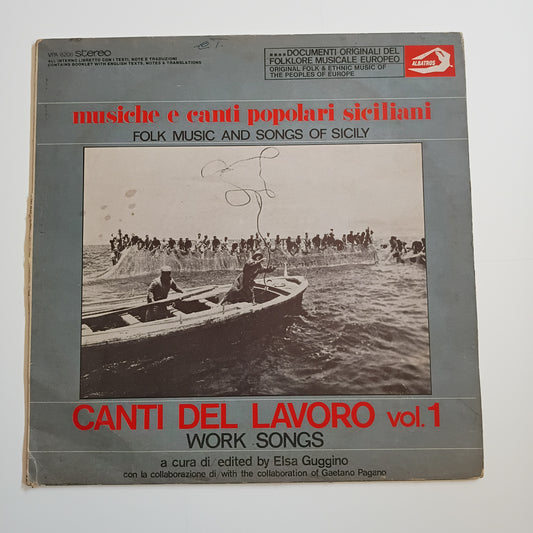 V.A. - Canti del Lavoro Vol. 1 - Musiche e Canti Popolari Siciliani