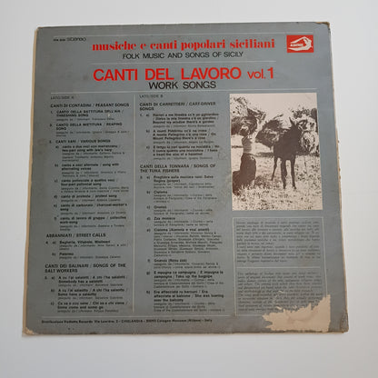 V.A. - Canti del Lavoro Vol. 1 - Musiche e Canti Popolari Siciliani