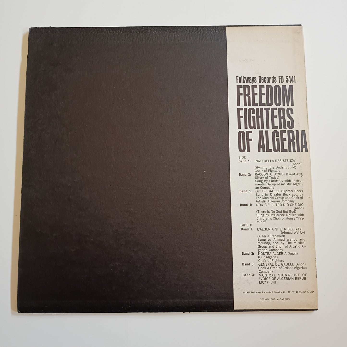 FREEDOM FIGHTERS OF ALGERIA - Songs Of The F.L.N.