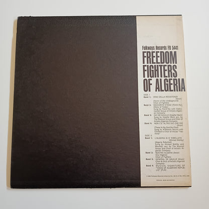 FREEDOM FIGHTERS OF ALGERIA - Songs Of The F.L.N.