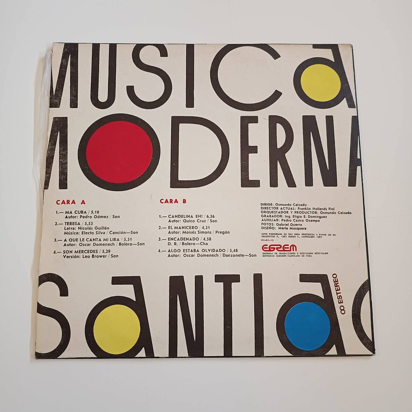 ORQUESTA DE MUSICA MODERNA DE SANTIAGO - S/T
