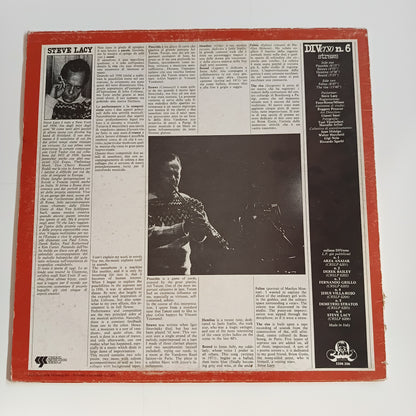 STEVE LACY - Straws